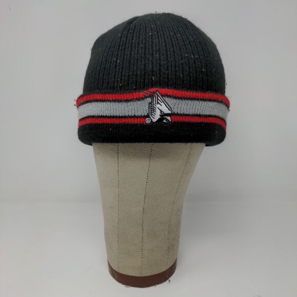 NCAA Brand Ball State Cardinals Beanie Toboggan Hat Embroidered Logo Black - Picture 2 of 13